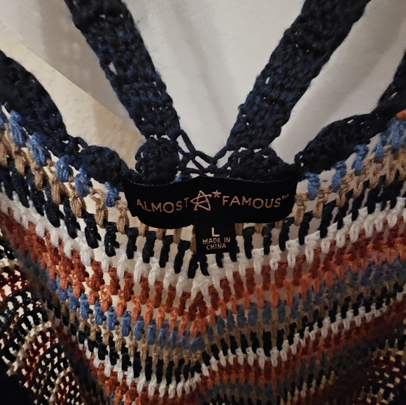 Almost Famous boho hippie vest - Picture 2 of 4